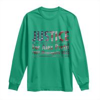 Justice For Alex Pretti Long Sleeve Shirt Minneapolis MN Tribute Gift