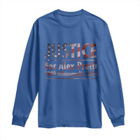 Justice For Alex Pretti Long Sleeve Shirt Minneapolis MN Tribute Gift
