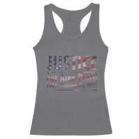 Justice For Alex Pretti Racerback Tank Top Minneapolis MN Tribute Gift