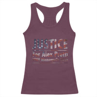 Justice For Alex Pretti Racerback Tank Top Minneapolis MN Tribute Gift