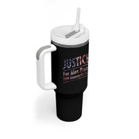 Justice For Alex Pretti Tumbler With Handle Minneapolis MN Tribute Gift