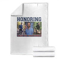 Honoring Alex Pretti Memorial Throw Blanket ICU Nurse Hero Tribute Minneapolis