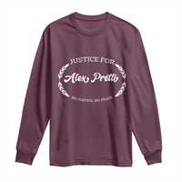 Justice For Alex Pretti Long Sleeve Shirt Abolish ICE Protest Minneapolis Support Gift