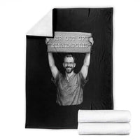 Ice Out Of Minneapolis Throw Blanket Alex Pretti Memorial ICU Nurse Tribute Support