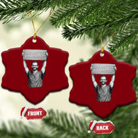 Ice Out Of Minneapolis Ceramic Ornament Alex Pretti Memorial ICU Nurse Tribute Support