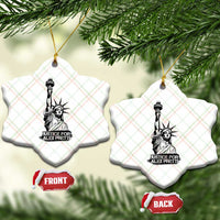 Justice For Alex Pretti Ceramic Ornament Statue Of Liberty Support Gift