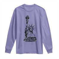 Justice For Alex Pretti Long Sleeve Shirt Statue Of Liberty Support Gift