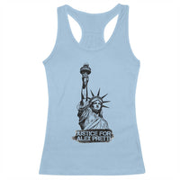 Justice For Alex Pretti Racerback Tank Top Statue Of Liberty Support Gift