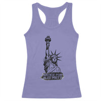 Justice For Alex Pretti Racerback Tank Top Statue Of Liberty Support Gift