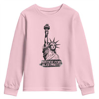 Justice For Alex Pretti Youth Sweatshirt Statue Of Liberty Support Gift