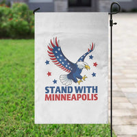 Stand With Minneapolis Garden Flag American Eagle Protest Gift