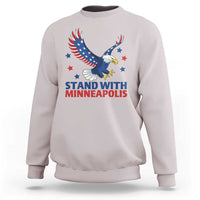 Stand With Minneapolis Sweatshirt American Eagle Protest Gift