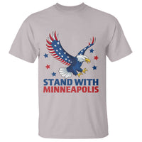 Stand With Minneapolis T Shirt American Eagle Protest Gift
