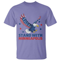 Stand With Minneapolis T Shirt American Eagle Protest Gift