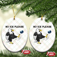 American Eagle No Ice Please Ceramic Ornament Minneapolis Support Gift