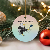 American Eagle No Ice Please Ceramic Ornament Minneapolis Support Gift