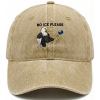 American Eagle No Ice Please Washed Cotton Baseball Cap Minneapolis Support Gift