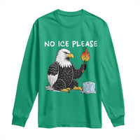No Ice Please Long Sleeve Shirt Funny American Eagle Social Justice Gift