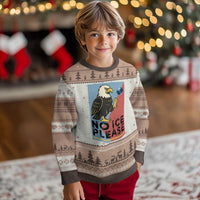 American Eagle No Ice Please Ugly Christmas Sweater Minnesota Protest Support Gift