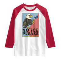 American Eagle No Ice Please Raglan Shirt Minnesota Protest Support Gift