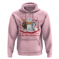 Hands Off Greenland Hoodie Support Greenlander Gift