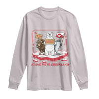 Hands Off Greenland Long Sleeve Shirt Support Greenlander Gift