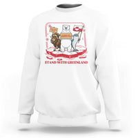Hands Off Greenland Sweatshirt Support Greenlander Gift
