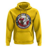 Hands Off Greenland Hoodie Anti Authoritarian Political Gag Gift