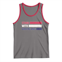 Vintage Retro Stand With Greenland Tank Top Support Greenlander Gift