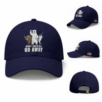 Funny Make America Go Away Baseball Cap Anti Authoritarian Political Gag Gift