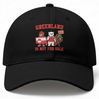 Greenland Is Not For Sale Baseball Cap Greenland Lover Support