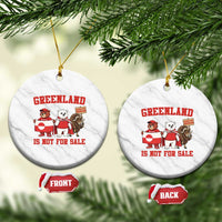 Greenland Is Not For Sale Ceramic Ornament Greenland Lover Support