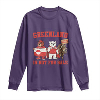 Greenland Is Not For Sale Long Sleeve Shirt Greenland Lover Support