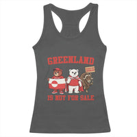 Greenland Is Not For Sale Racerback Tank Top Greenland Lover Support
