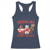 Greenland Is Not For Sale Racerback Tank Top Greenland Lover Support