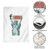 Stand With Minneapolis Garden Flag Statue Of Liberty Torch Justice Support