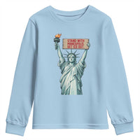 Stand With Minneapolis Youth Sweatshirt Statue Of Liberty Torch Justice Support