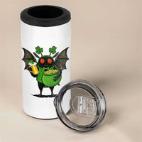 Funny Mothman 4 in 1 Can Cooler Tumbler St Patricks Day Cryptid Gift
