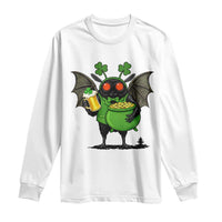 Funny Mothman Long Sleeve Shirt St Patricks Day Cryptid Gift