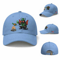 Funny Cryptid Mothman Baseball Cap St Patricks Day Gift