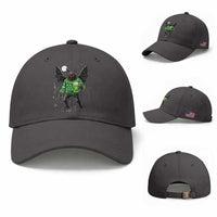 Funny Mothman St Patricks Day Baseball Cap Gift For Cryptid Lovers