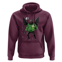 Funny Mothman St Patricks Day Hoodie Gift For Cryptid Lovers