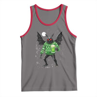 Funny Mothman St Patricks Day Tank Top Gift For Cryptid Lovers