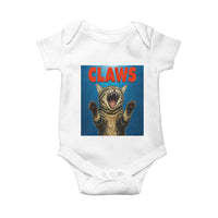 Funny Claws Cat Baby Onesie Horror Movie Parody - Wonder Print Shop