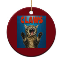 Funny Claws Cat Ceramic Ornament Horror Movie Parody - Wonder Print Shop