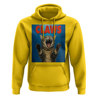 Funny Claws Cat Hoodie Horror Movie Parody - Wonder Print Shop