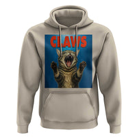 Funny Claws Cat Hoodie Horror Movie Parody - Wonder Print Shop