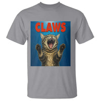 Funny Claws Cat T Shirt Horror Movie Parody - Wonder Print Shop