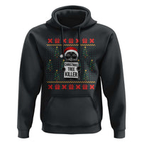Funny Xmas Black Cat Hoodie Christmas Tree Killer Santa Kitten - Wonder Print Shop