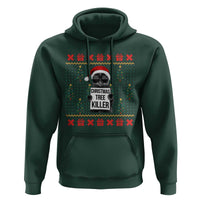 Funny Xmas Black Cat Hoodie Christmas Tree Killer Santa Kitten - Wonder Print Shop